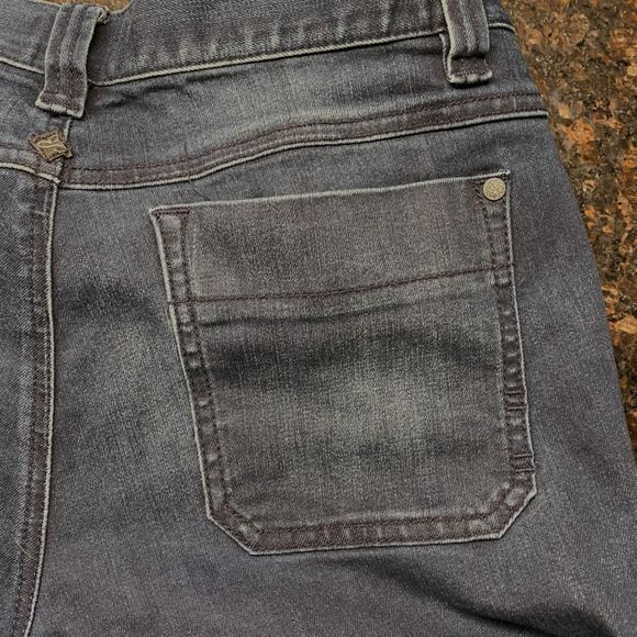 Prana Womens Honour Mid-Rise‎ Relaxed Fit Straight Boyfriend Dark Jeans … - Picture 10 of 10